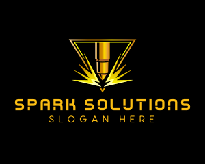 Laser Ironwork Fabrication logo design