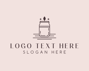 Scented Candle Jar logo