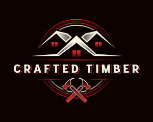 Hammer Tool Carpentry logo design