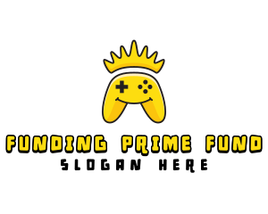 Smiling Controller Crown logo design