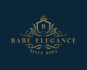 Elegant Crest Boutique logo design