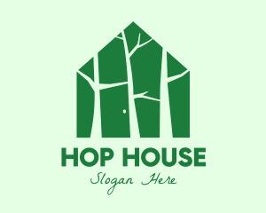 Green Forest House logo design