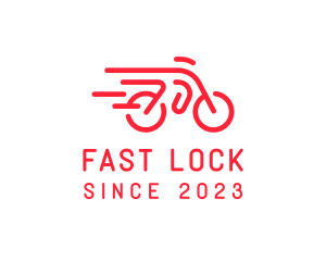 Fast Bicycle Bike Motorbike logo design