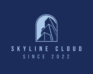 Building Skyline Contractor logo design