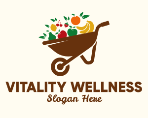 Healthy Fruit Wheelbarrow  logo