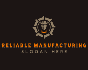 Laser Engraving Manufacturing logo design