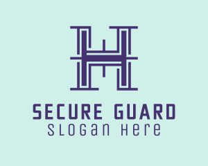 Serif Letter H logo