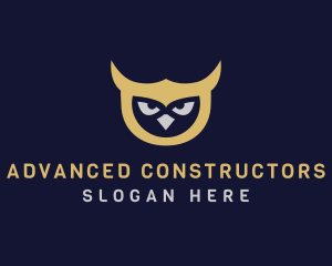 Owl Bird Head logo design