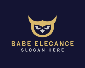 Owl Bird Head logo design