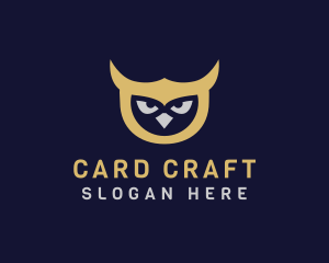 Owl Bird Head logo design