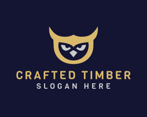 Owl Bird Head logo design