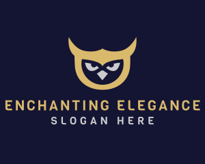 Owl Bird Head logo design