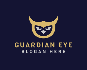 Owl Bird Head logo design