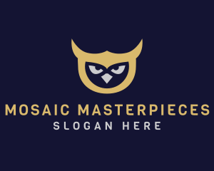 Owl Bird Head logo design