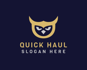 Owl Bird Head logo design