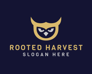 Owl Bird Head logo design