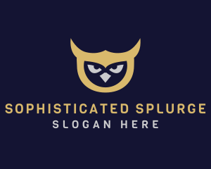 Owl Bird Head logo design