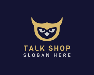 Owl Bird Head logo design