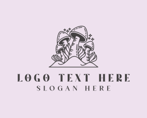 Herbal Mushroom Fungus logo