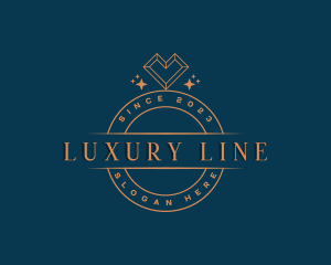 Luxury Ring Jewelry logo design