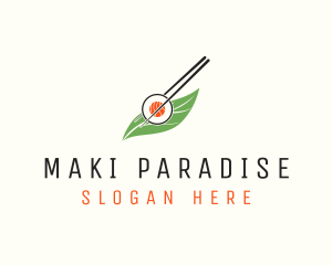 Sushi Roll Restaurant logo design