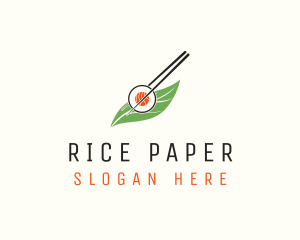 Sushi Roll Restaurant logo design