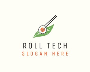 Sushi Roll Restaurant logo design