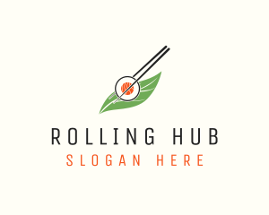 Sushi Roll Restaurant logo design