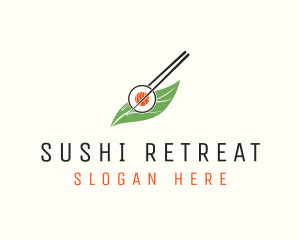 Sushi Roll Restaurant logo design