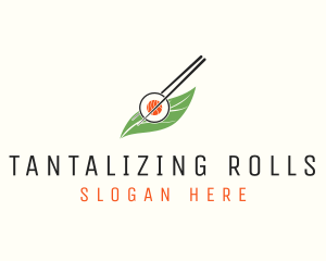 Sushi Roll Restaurant logo design