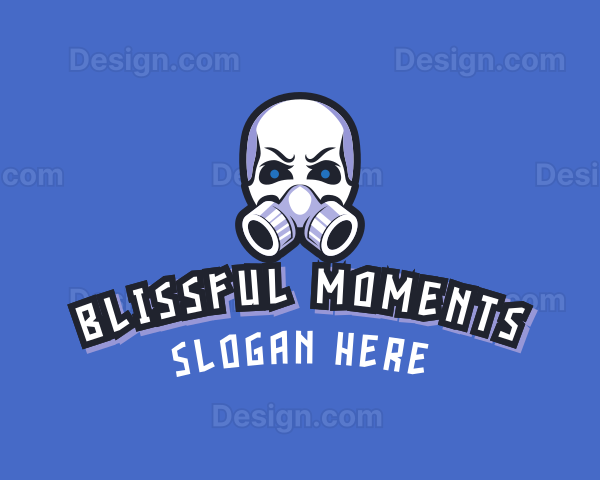 Skull Gas Mask Logo