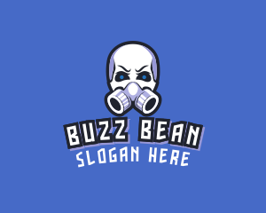 Skull Gas Mask logo design