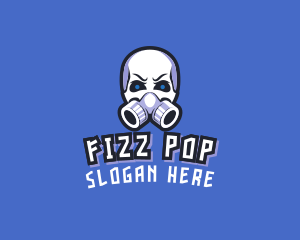 Skull Gas Mask logo design