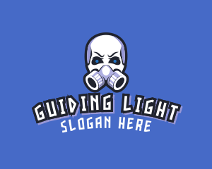 Skull Gas Mask logo design