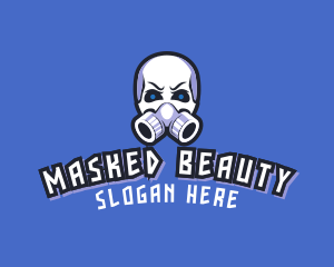 Skull Gas Mask logo