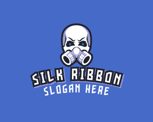 Skull Gas Mask logo design