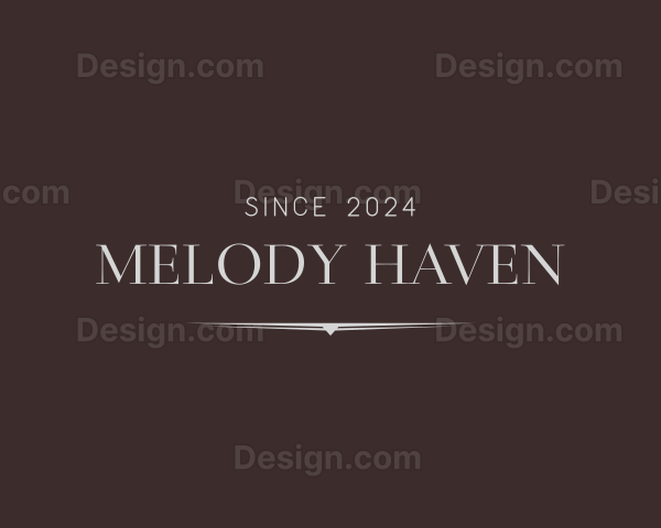 Elegant Serif Wordmark Logo