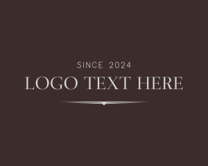 Elegant Serif Wordmark logo