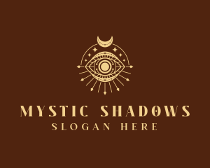 Crescent Mystic Eye logo design