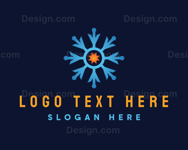 Industrial Thermal Snowflake Logo