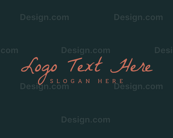 Feminine Stylish Fashion Logo