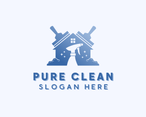 Home Sanitation Disinfection logo design