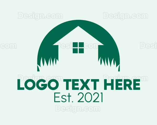 House Yard Lawn Logo