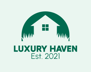 House Yard Lawn logo design