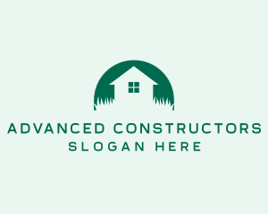 House Yard Lawn logo design