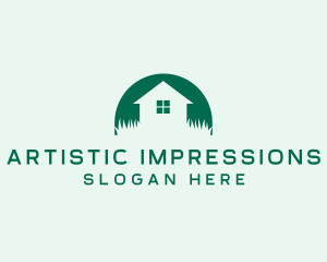 House Yard Lawn logo design