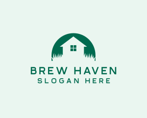 House Yard Lawn logo design