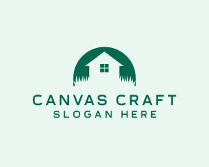 House Yard Lawn logo design