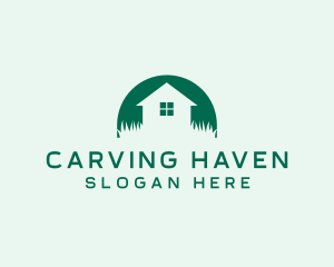 House Yard Lawn logo design