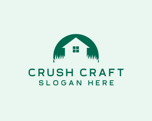 House Yard Lawn logo design